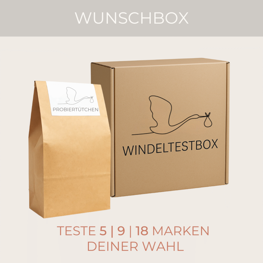Wähle welche Windeln du testen möchtest!