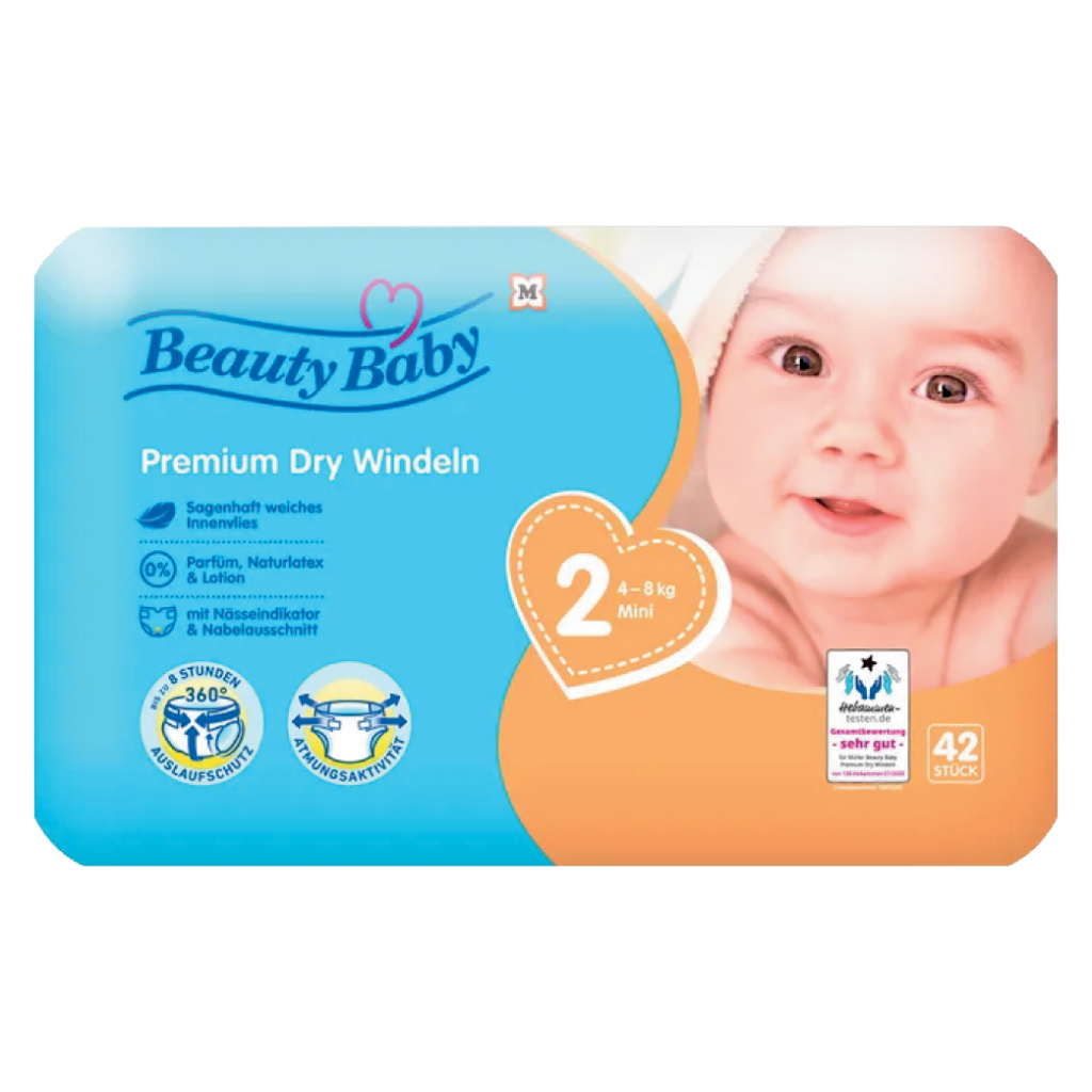 Müller Beauty Baby Windeln Verpackung
