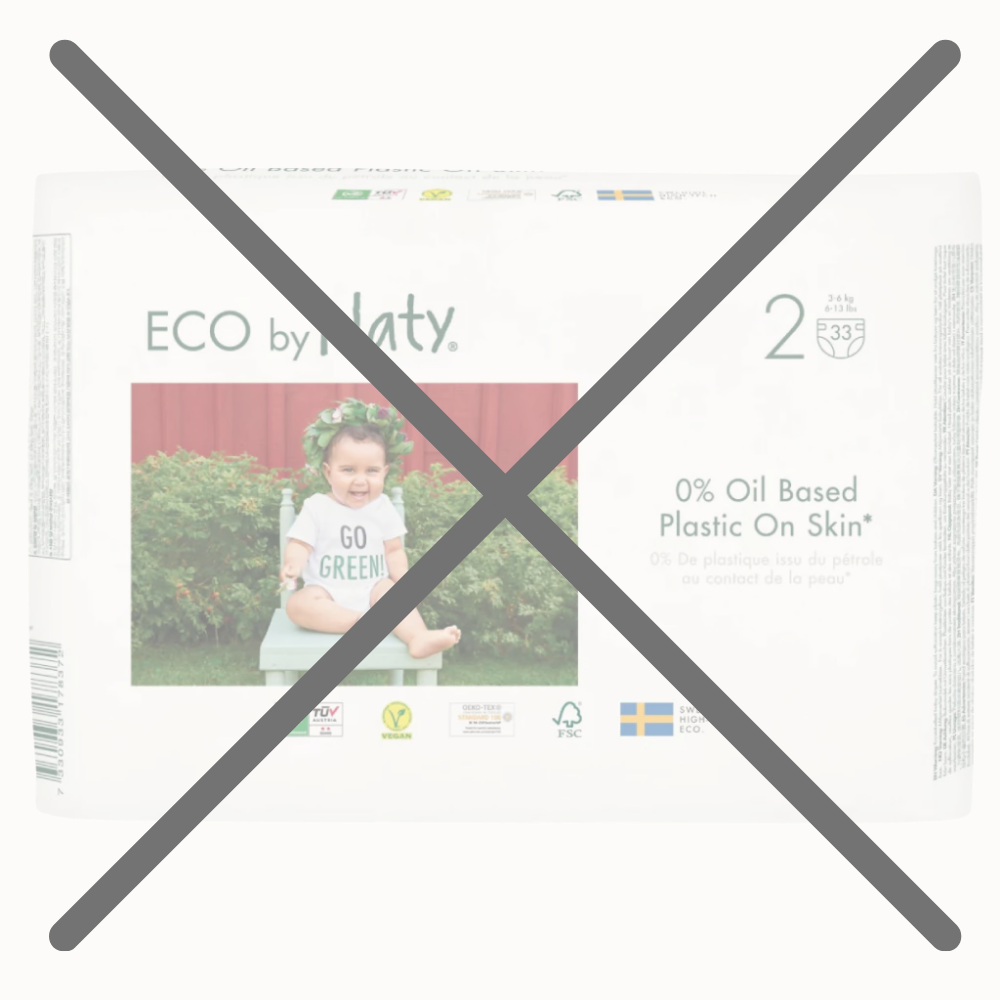 Abbildung der Verpackung von eco by naty windeln alte Auflage