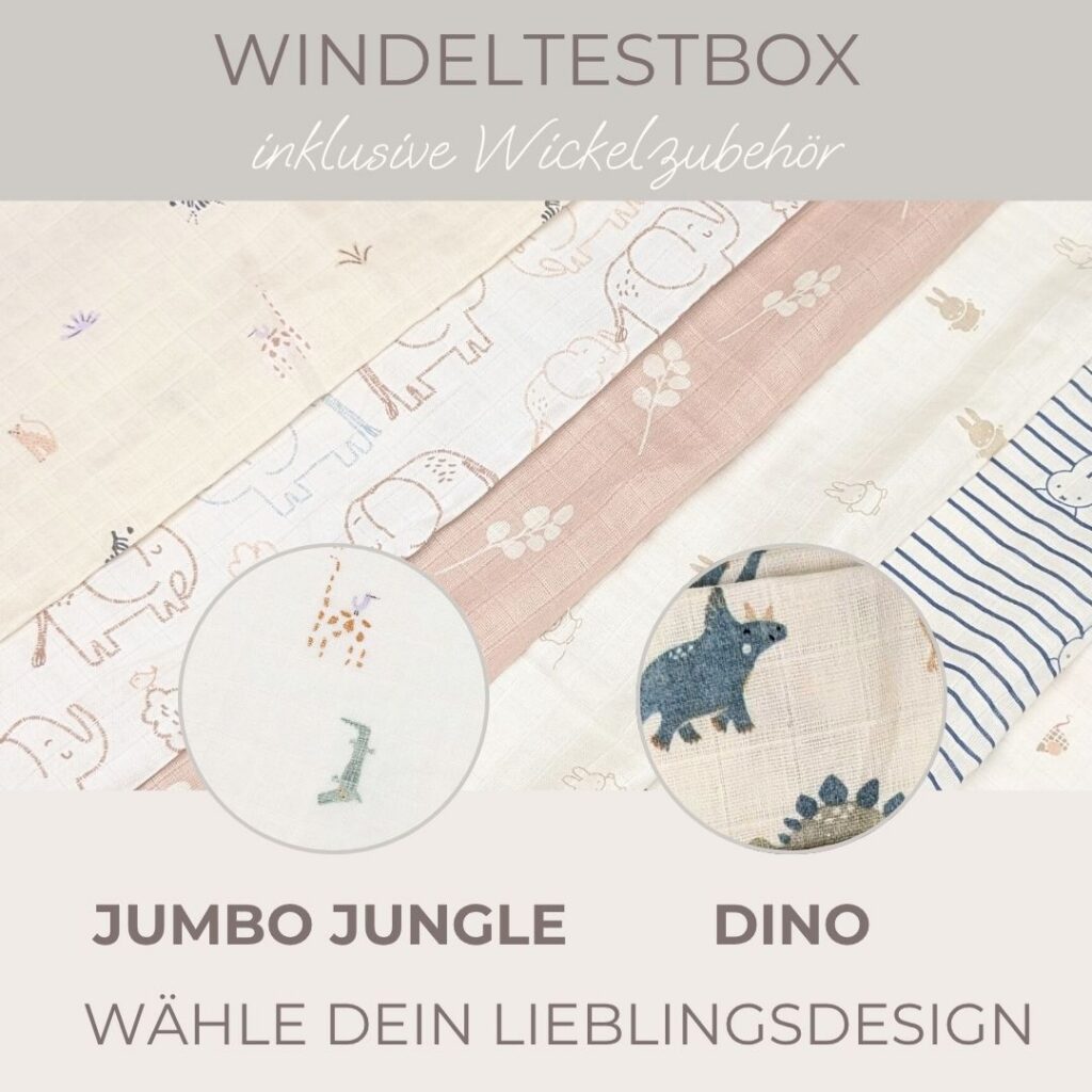 Mulltuch Auswahl Dino Jungle Jumbo