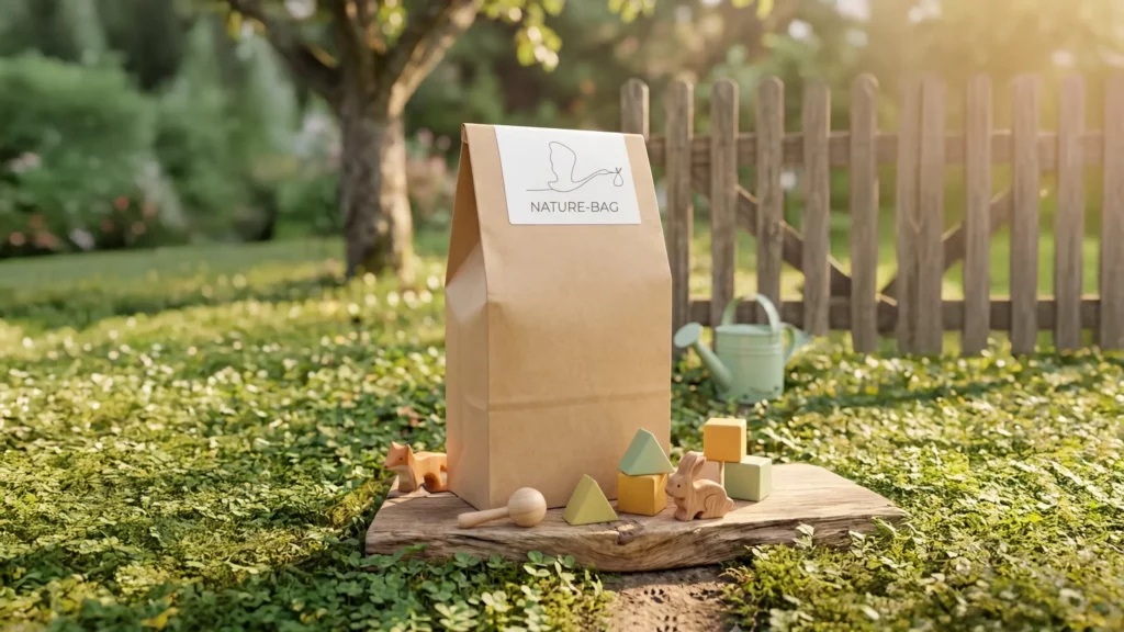 Nature Bag von Windeltestbox mit nachhaltigen Windeln verschiedener Marken zum Testen